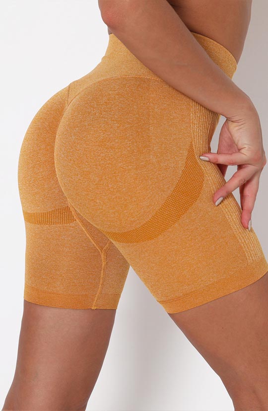 Ready For A Run Yellow Biker Shorts